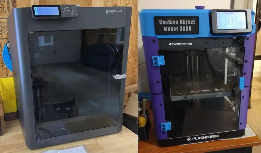 3D принтер в процессе работы